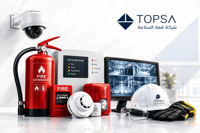 Installation of fire protection systems in Mecca