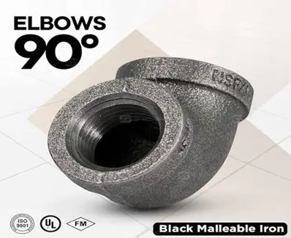 Hitachi black elbow 1.5 inches