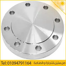 فلنشة عمياء نيكل 4 بوصـة 8 خرم