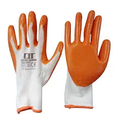 كفوف ربر برتقالي ممتاز كود 1006