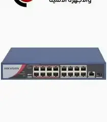 محول شبكة ذكى هيكفيجن (سويتش) 16 مخرج 130 وات DS-3E1518P-EI/M 16 PORT Digabit Smart poe switch 130w (نسخة)