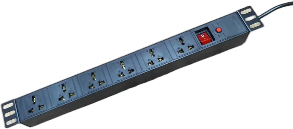 وحدة توزيع الطاقة 6مخرج PDU-6WAY PASTIC 
