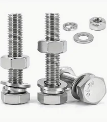 مسمار فلنشة بالوردة حديد ابيض 14*80