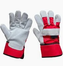 كفوف قطن مع حزام أحمركود 1001