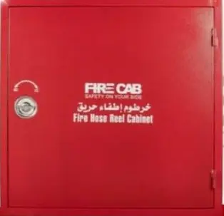 صندوق حريق 80*80*23 احمر خارج الجدار FIRE CAB
