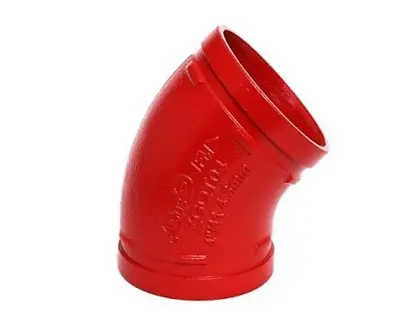 GROOVED ELBOW 45 SHORT RADIUS 8